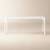 CB2 Aqua Virgo 72" Rectangular White Dining Table 1 thumbnail