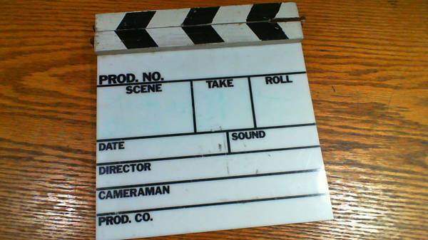 VIDEO CLAPPER CLAPBOARD FOR EDITING 1