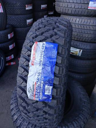 4 New Tires Installed/ 4 Llantas Nuevas Instaladas 245/75/16 Atlander 1