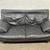 BLACK LEATHER LOVESEAT ITALIAN MOD DESIGN 1980'S SOFA 3 thumbnail