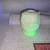FENTON VINTAGE SATIN CUSTARD URANIUM GLASS OWL FAIRY LAMP 10 thumbnail