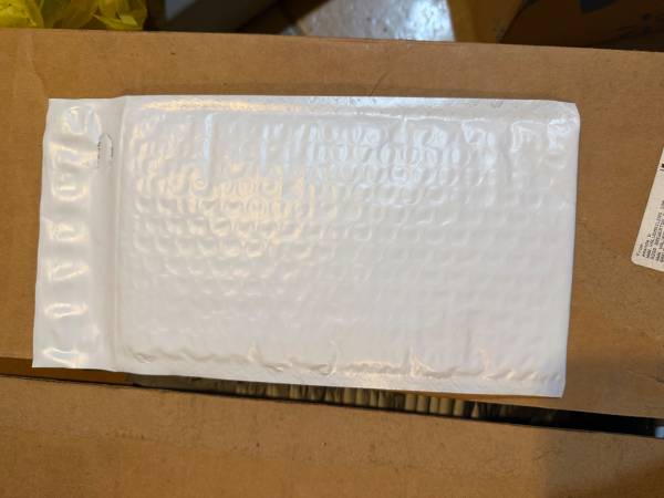 White bubble mail envelopes 1