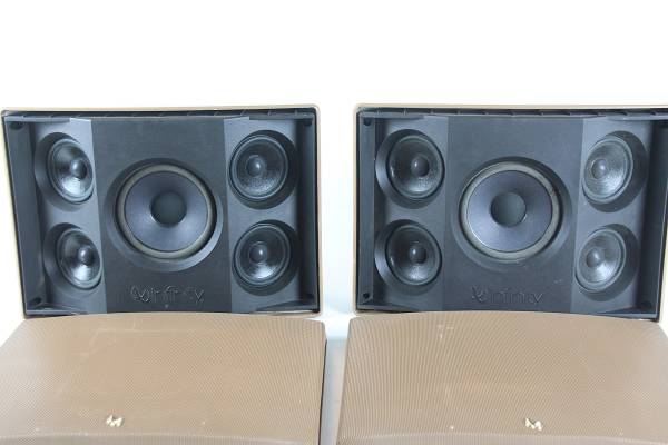 Infinity P-QPS speakers pair Made in England 1