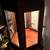 Vintage Solid Cherry Wood Curio Side Table / Display Cabinet Glass Shelving 24 13 thumbnail