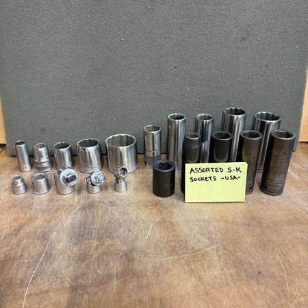 ASSORTED S-K WAYNE SOCKETS -USA- (See listing for pricing) 1
