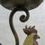 Vtg Cast Iron Rustic Rooster Farm House Candle Holder 12 1/2 " Tall 8 thumbnail