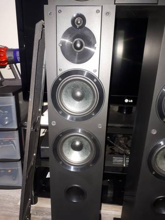 Sony SS-CS3 Towers & SS-CS8 Center Speaker Bundle, Like New