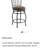 2, Counter Stools featuring a dark bronze metal frame, a 24-inch count 3 thumbnail