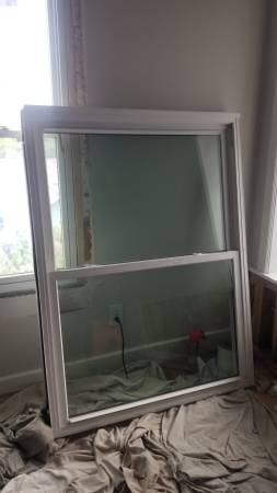 Vinyl window -used 1