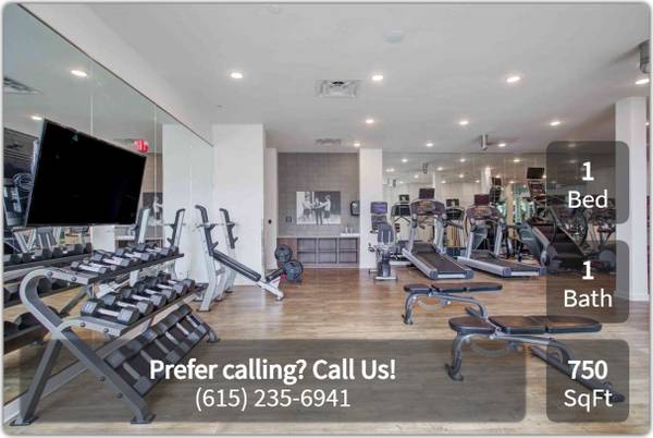 $1,730 / 1br - 750ft2 - Enough living space for all your needs. 1 bed, 1 bath. Check us out! (Nashville - One Hundred Oaks Mall)63680319452675121