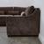 Ella Corner Sectional in Brown Chenille 15 thumbnail