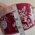 Red White Floral Flower Round Lidded Baker Casserole Dish 16 thumbnail