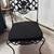 Wrought iron upholstered side chair 2 thumbnail
