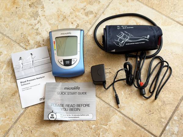 Microlife Blood Pressure Monitor Analyzer Complete Kit 1