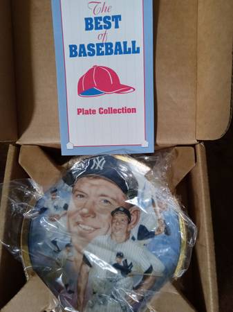 1993 Hamilton Collection Mickey Mantle Plate 1