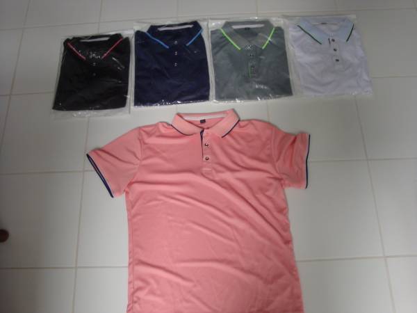 Five New Men's Polo Shirts 1