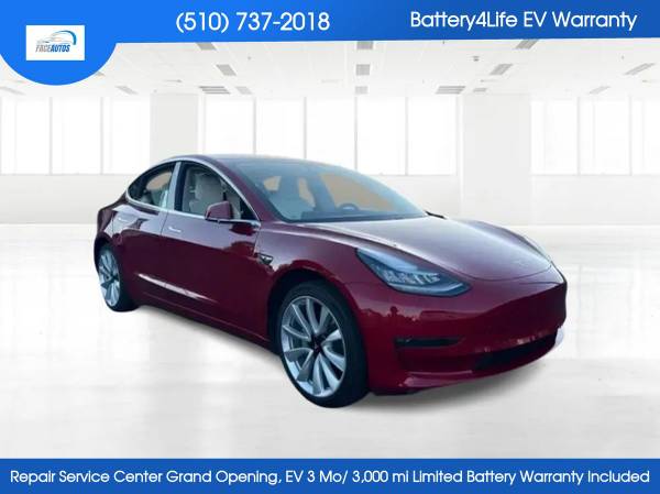 2018 Tesla Model 3 Mid Range Sedan 4D 1