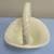 White Ceramic Basket 2 thumbnail