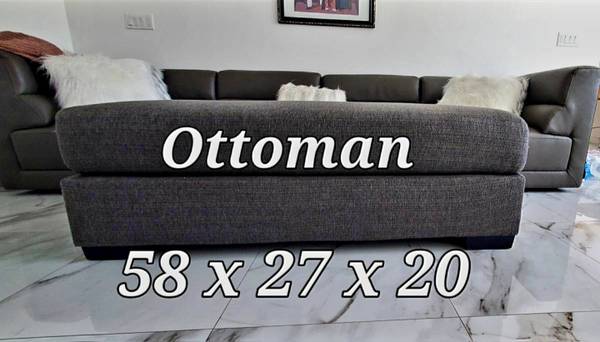 Large Rectangle Ottoman 1