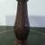 Antq English Sheraton Style 2-Tier Carved Mahogany Tooled Lther Table 6 thumbnail