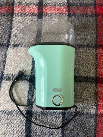 Teal Popcorn Popper 1