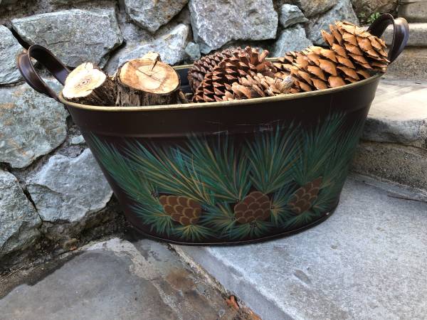 FIREPLACE KINDLING TUB 1