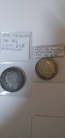 Netherlands Silver Coins 1