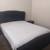 Velvet Black Queen Bedroom Set w/ 2 Nightstands and 1 small dresser 4 thumbnail