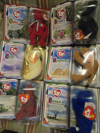 McDonald TY Beanie Bears Orginal Package 1
