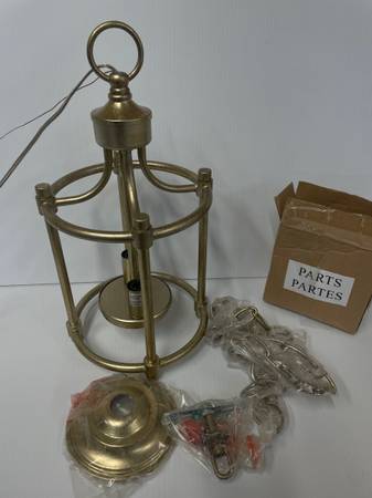 Pendant chandelier entryway light fixture 1