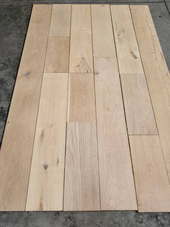 8" WIDE UNFINISHED EUROPEAN OAK 4MM THICK WEAR LAYER 1