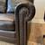 LEATHER Couch, Chair & 1/2, Jumbo Ottoman 7 thumbnail