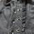 Kensie Pea Coat Black/White Tweed Jacket Ruffleld Front 3/4 Sleeves Si 4 thumbnail
