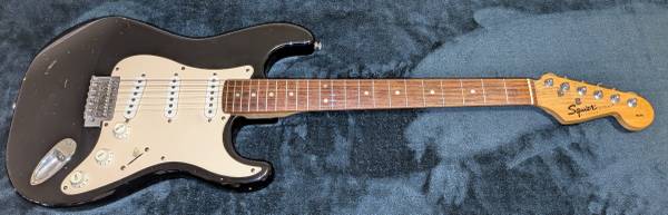 Squier Affinity Series Strat - Black - Made in 1990 1
