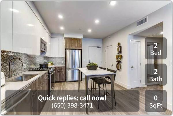 $4,175 / 2br - Lujo Premium 0 pies cuadrados, 2 habitaciones / 2 baños en Mountain View (Mountain View)63658079487747120