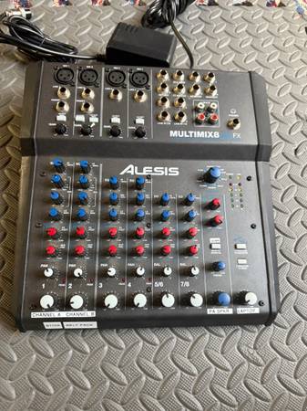 Alessis and Behringer Audio Mixers 1
