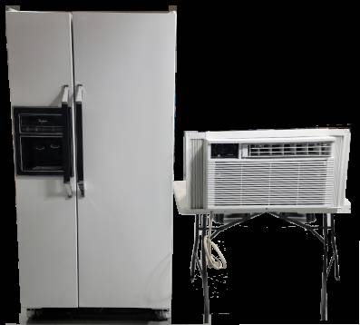 Frost Free Fridge/Freezer & Air Conditioner 1