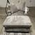 Brand New~Gray Chenille Large Chaise Lounge Chair with a large Ottoman, cup hold 1 thumbnail