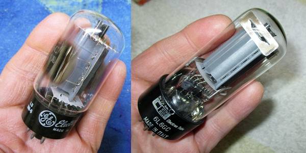 Two vintage 6L6GC tubes used, tested $50 for both 1