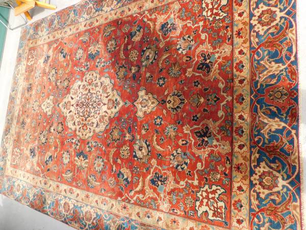Alfombra persa de Tabriz, limpia, 100 % lana, anudada a mano - $999 (Berkeley)63439698145409124