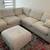 New  99x99 sectional couch worh ottoman 2 thumbnail