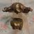 2 Vintage Lexim Exclusive  Mid Century Modern Brass Clowns 5 thumbnail