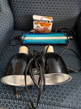 Reptile lights and fixtures 1