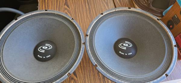PYLE 15" Woofer Drivers Speakers PYM1555 BLK Very Clean Working Great 1