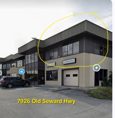 800 Sq feet Corner multi-office space old seward & dimond 1