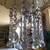 Antique Crystal Lamp -Tall, Huge Prisms, Nice Color, Hollywood Regency 12 thumbnail