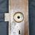 1800's Left Side Tall Cast Iron Rim Lock 8 3/4" x 4" GS00152 1 thumbnail