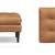 Poly and Bark Napa Leather Sofa & Ottoman 4 thumbnail