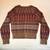 George ME Fair Isle Angora Cardigan Sweater XL 6 thumbnail