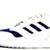 New Adidas Blue & White Athletic Shoes 2 thumbnail